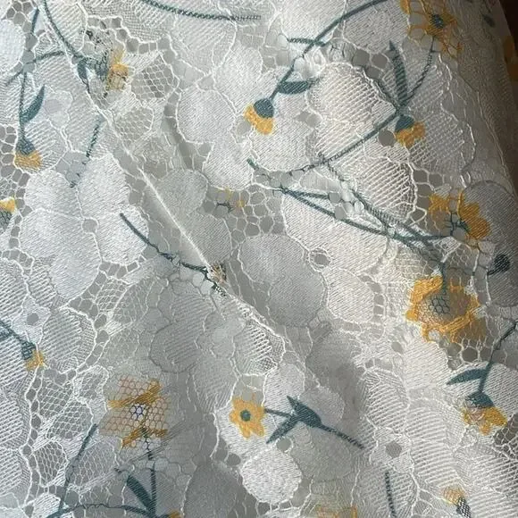 NSR Yellow Floral Spaghetti Strap Dress - Picture 8 of 10